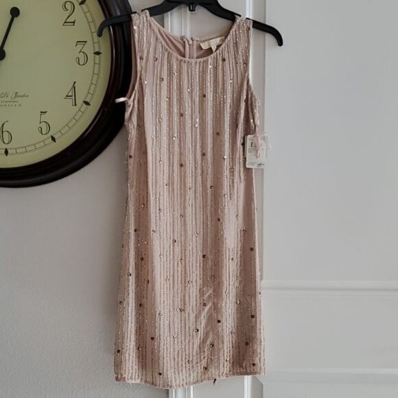 AIDEN MATTOX BLUSH DRESS BNWT - Picture 5 of 12